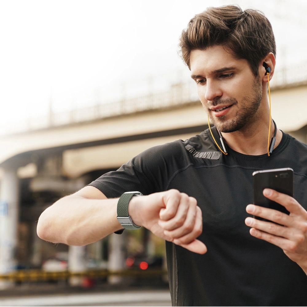 Hurtownia GSM - Dux Ducis Strap Mixture II Apple Watch 4/5/6/7/SE/8/9/Ultra 44/45/49mm olívazöld - DDS1624 - {ean13} - Hurt