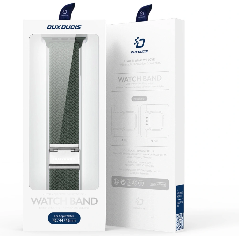 Hurtownia GSM - Dux Ducis Strap Mixture II Apple Watch 4/5/6/7/SE/8/9/Ultra 44/45/49mm olívazöld - DDS1624 - {ean13} - Hurt