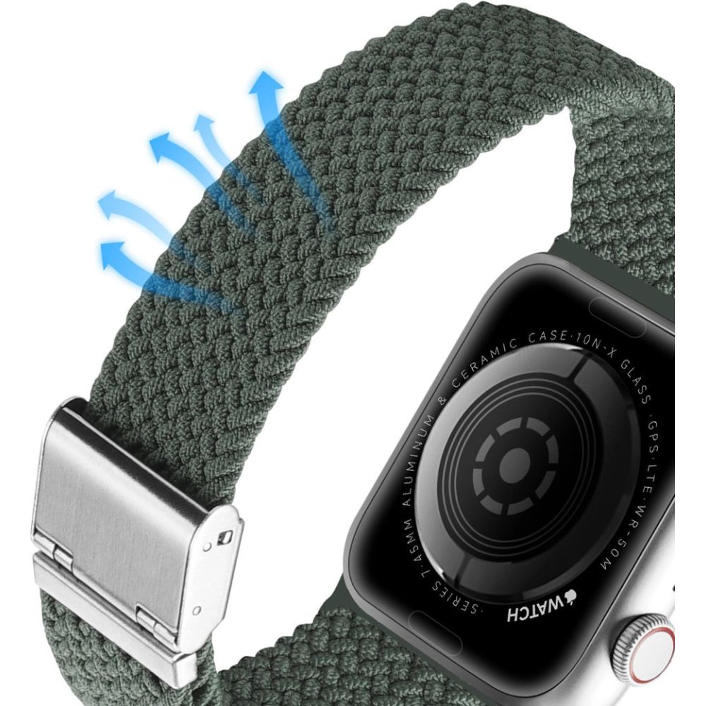 Hurtownia GSM - Dux Ducis Strap Mixture II Apple Watch 4/5/6/7/SE/8/9/Ultra 44/45/49mm olívazöld - DDS1624 - {ean13} - Hurt