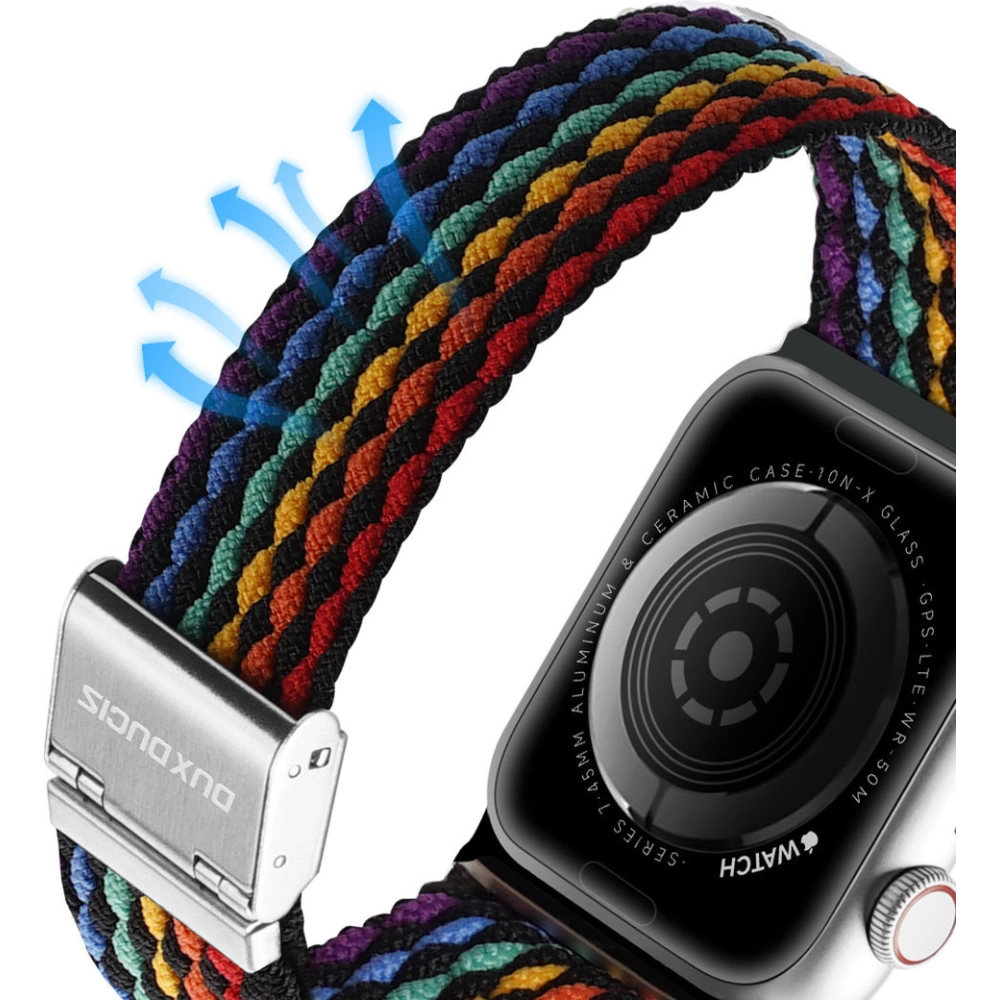 Hurtownia GSM - Dux Ducis Heveder Mixture II Apple Watch 4/5/6/7/SE/8/9/Ultra 44/45/49mm sötét csíkok - DDS1625 - {ean13} - Hurt