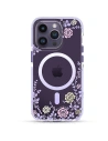 Etui Kingxbar Flora MagSafe Apple iPhone 14 peony
