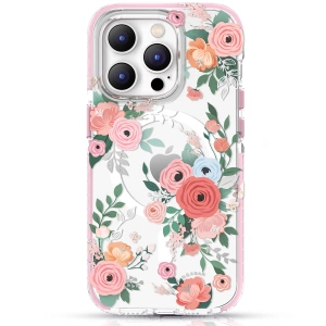 Kingxbar Flora MagSafe Apple iPhone 14 rose