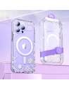 Hurtownia GSM - Etui Kingxbar Flora MagSafe Apple iPhone 14 rose - KGX550 - {ean13} - Hurt