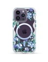 Etui Kingxbar Flora MagSafe Apple iPhone 14 orchid