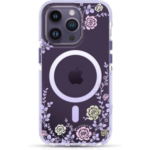 Hurtownia GSM - Etui Kingxbar Flora MagSafe Apple iPhone 14 Plus / 15 Plus peony - KGX555 - {ean13} - Hurt