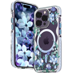 Hurtownia GSM - Etui Kingxbar Flora MagSafe Apple iPhone 14 Pro Max orchid - KGX560 - {ean13} - Hurt