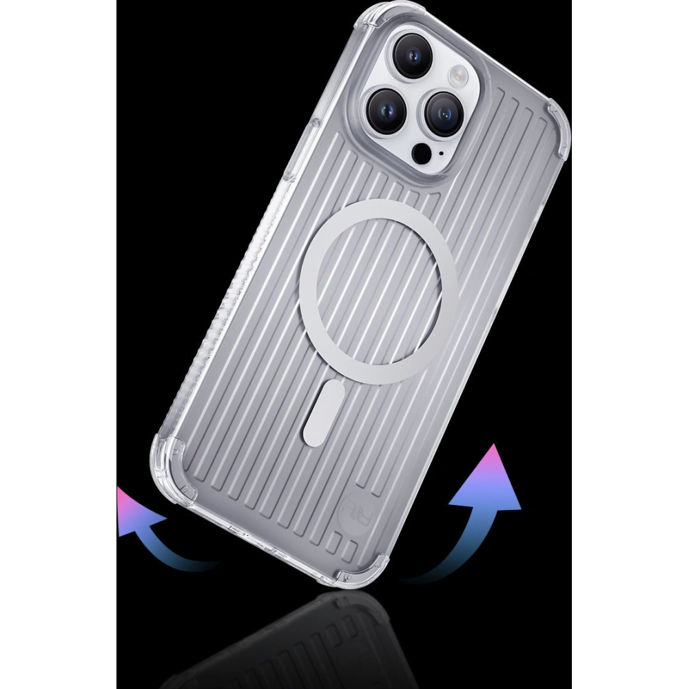 Hurtownia GSM - Etui Kingxbar PQY Go Out MagSafe Apple iPhone 14 Plus / 15 Plus černé - KGX579 - {ean13} - Hurt
