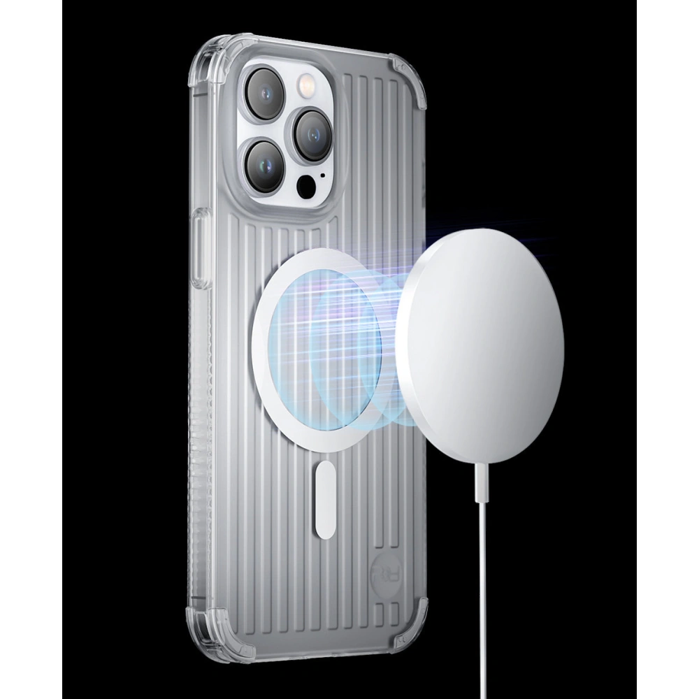 Hurtownia GSM - Etui Kingxbar PQY Go Out MagSafe Apple iPhone 14 Plus / 15 Plus laser barva - KGX580 - {ean13} - Hurt