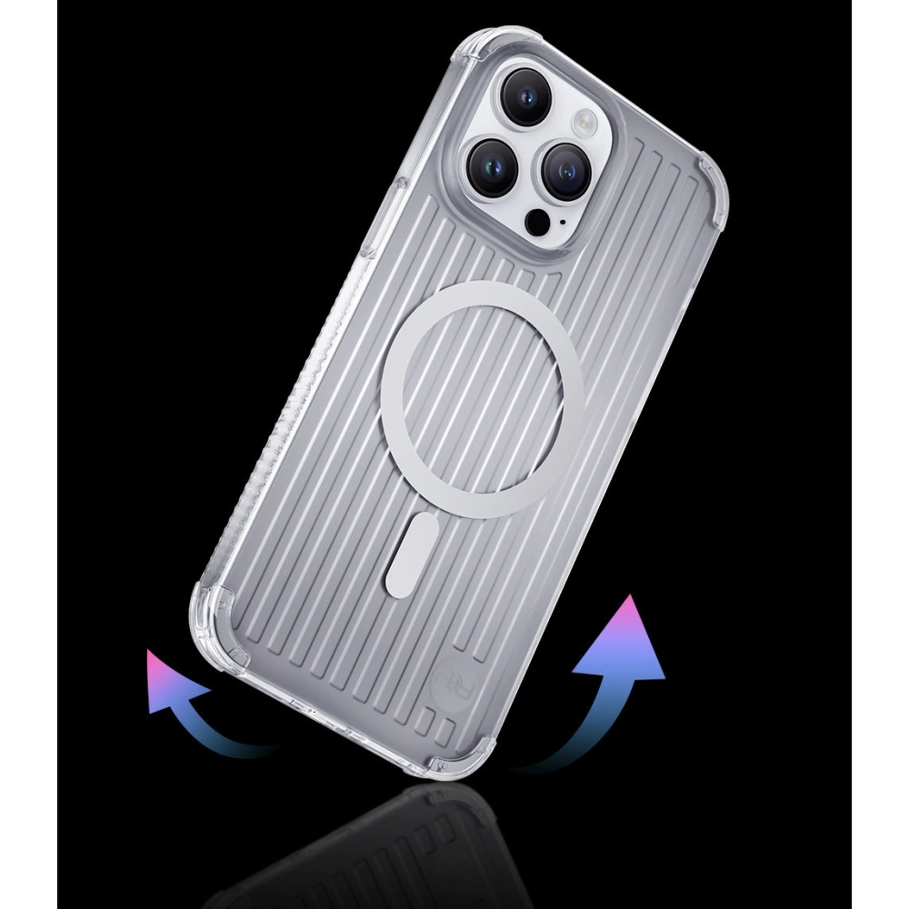 Hurtownia GSM - Etui Kingxbar PQY Go Out MagSafe Apple iPhone 14 Plus / 15 Plus laser barva - KGX580 - {ean13} - Hurt