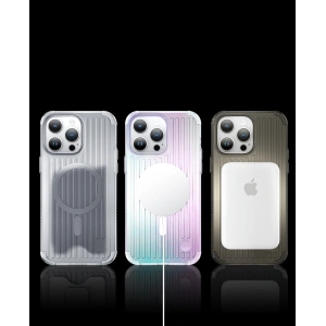 Hurtownia GSM - Etui Kingxbar PQY Go Out MagSafe Apple iPhone 14 Plus / 15 Plus laser barva - KGX580 - {ean13} - Hurt