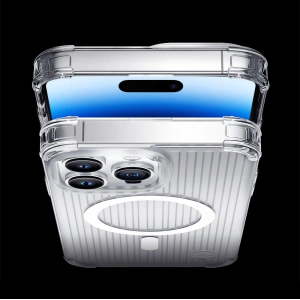 Wholesale Kingxbar PQY Go Out MagSafe Apple iPhone 14 Plus / 15 Plus silver - KGX581 - {ean13} - Hurt