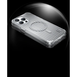 Hurtownia GSM - Etui Kingxbar PQY Go Out MagSafe Apple iPhone 14 Plus / 15 Plus stříbrné - KGX581 - {ean13} - Hurt