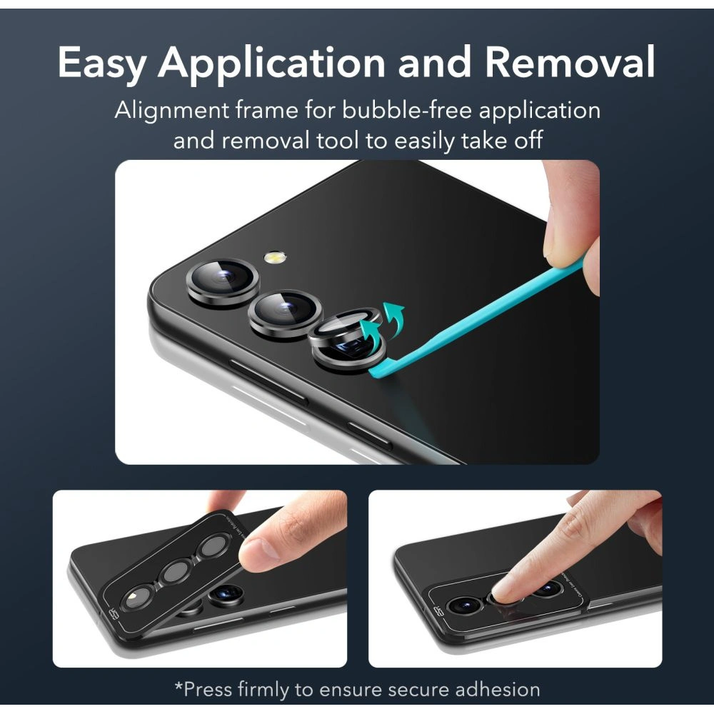 Hurtownia GSM - Sticlă securizată pentru aparat ESR Camera Lens Samsung Galaxy S23/S23+ Plus Negru - ESR642 - {ean13} - Hurt