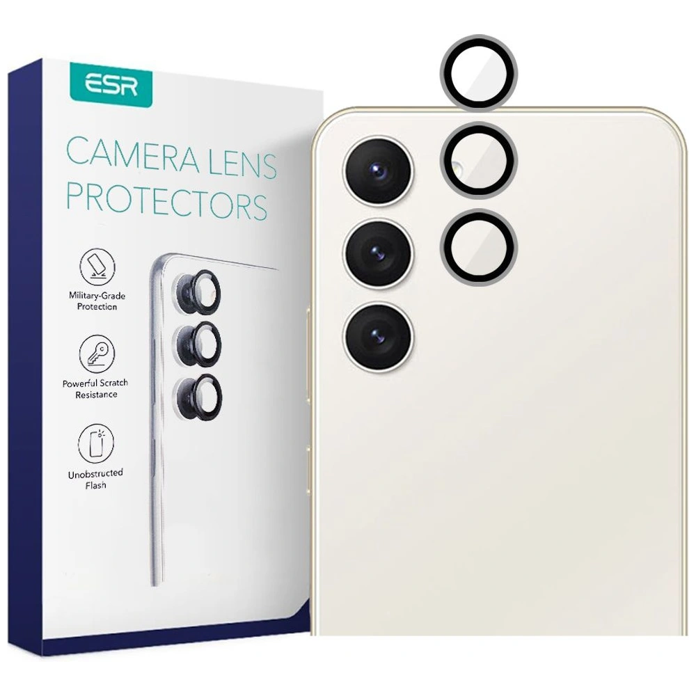Wholesale ESR Camera Lens Samsung Galaxy S23/S23+ Plus Silver - ESR643 - {ean13} - Hurt