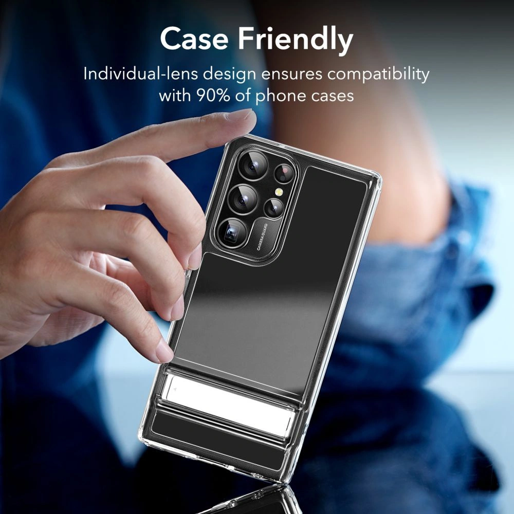 Hurtownia GSM - Sticlă securizată pentru aparat ESR Camera Lens Samsung Galaxy S23 Ultra Negru - ESR645 - {ean13} - Hurt