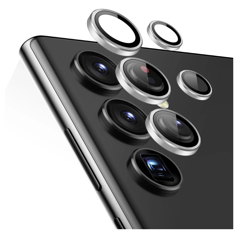 Hurtownia GSM - Gehärtetes Glas für ESR Kameraobjektiv Samsung Galaxy S23 Ultra Silber - ESR646 - {ean13} - Hurt