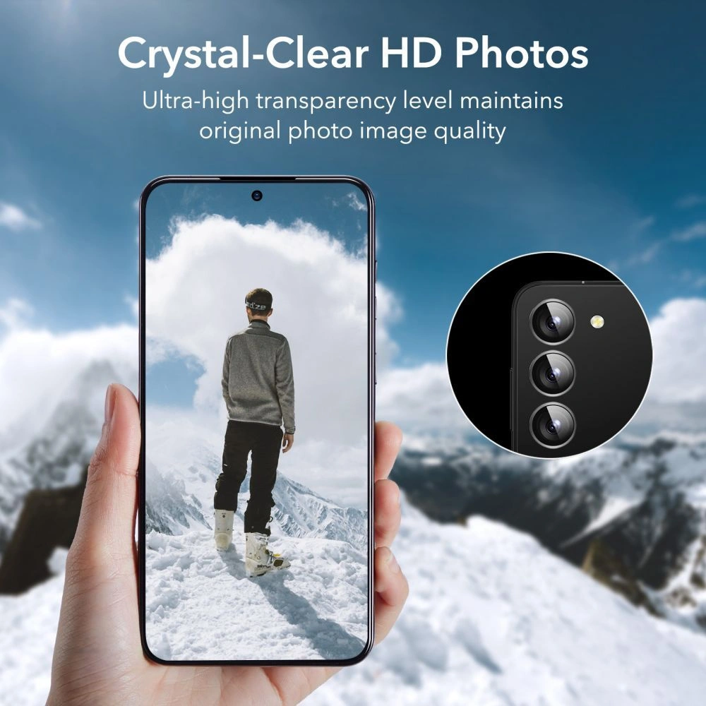 Hurtownia GSM - Gehärtetes Glas + für Kameralinsen ESR Schutzset Samsung Galaxy S23+ Plus Klar [2+2 PACK] - ESR651 - {ean13} - Hurt