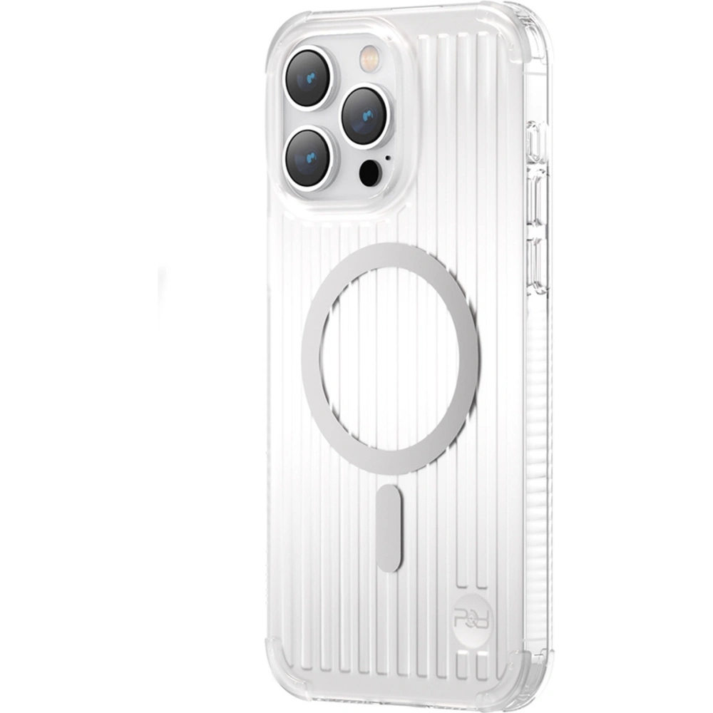 Hurtownia GSM - Etui Kingxbar PQY Go Out MagSafe Apple iPhone 14 Pro Max srebrne - KGX584 - {ean13} - Hurt