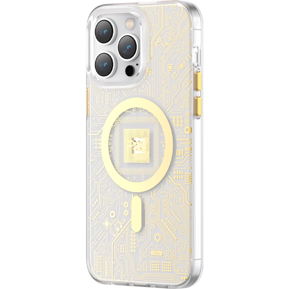 Hurtownia GSM - Tok Kingxbar PQY Geek MagSafe Apple iPhone 14 arany - KGX585 - {ean13} - Hurt
