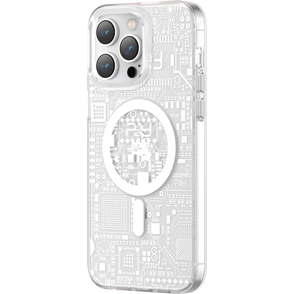 Hurtownia GSM - Etui Kingxbar PQY Geek MagSafe Apple iPhone 14 ezüst - KGX586 - {ean13} - Hurt