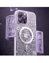 Hurtownia GSM - Etui Kingxbar PQY Geek MagSafe Apple iPhone 14 ezüst - KGX586 - {ean13} - Hurt