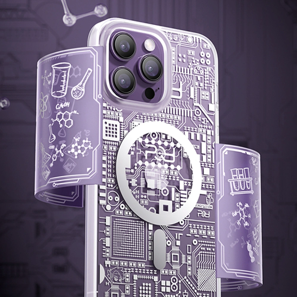 Hurtownia GSM - Case Kingxbar PQY Geek MagSafe Apple iPhone 14 silber - KGX586 - {ean13} - Hurt