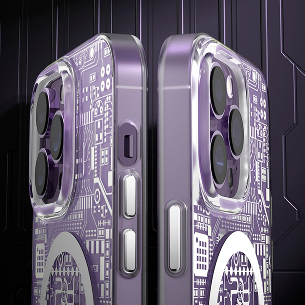 Hurtownia GSM - Etui Kingxbar PQY Geek MagSafe Apple iPhone 14 ezüst - KGX586 - {ean13} - Hurt
