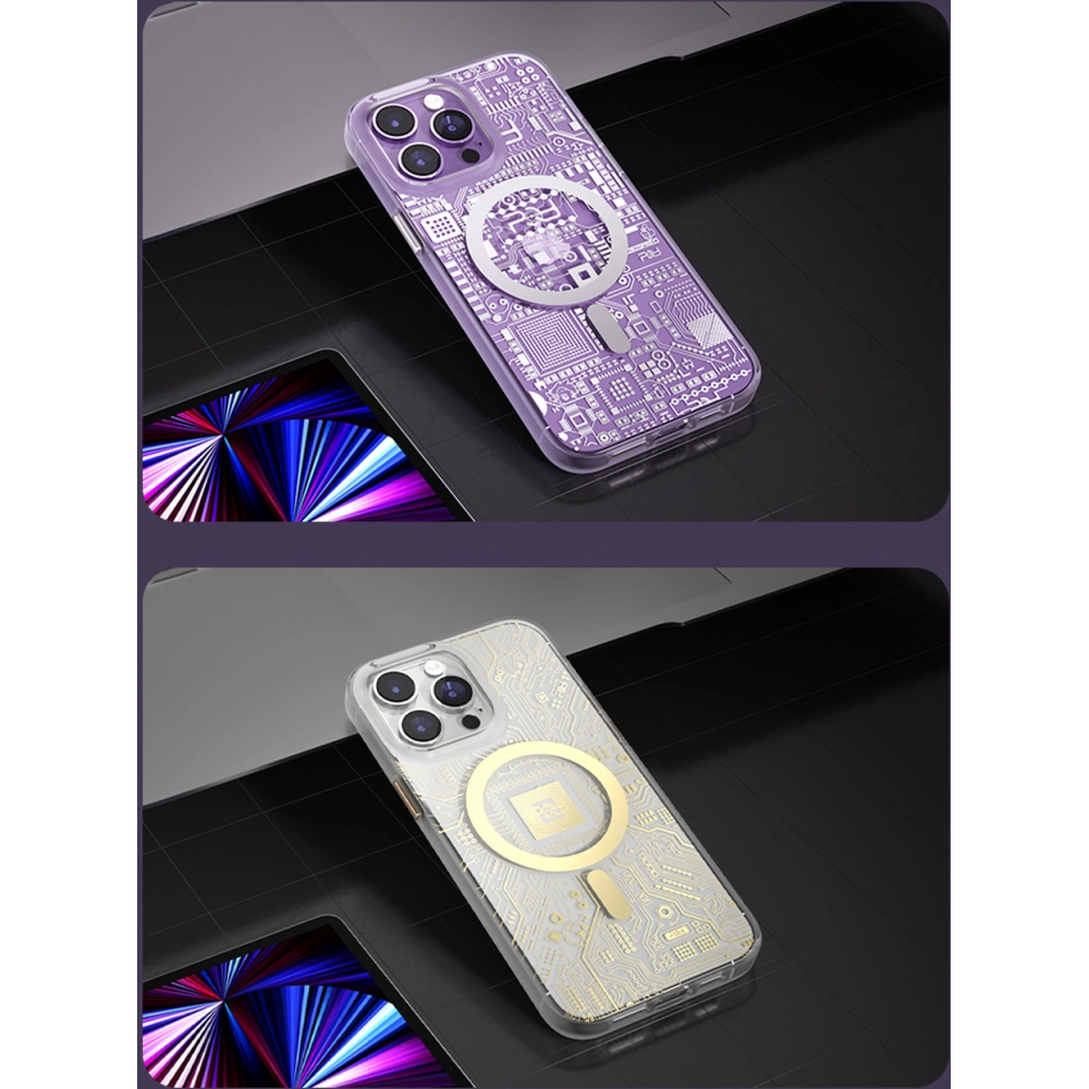 Hurtownia GSM - Case Kingxbar PQY Geek MagSafe Apple iPhone 14 silber - KGX586 - {ean13} - Hurt