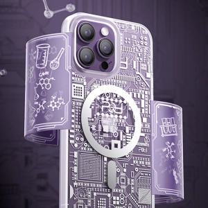 Hurtownia GSM - Case Kingxbar PQY Geek MagSafe Apple iPhone 14 Pro Max silberne - KGX592 - {ean13} - Hurt