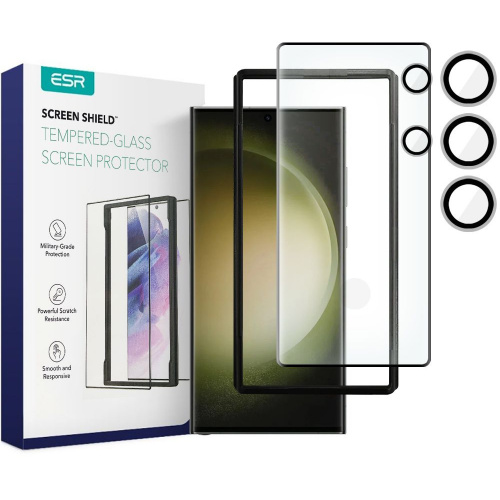 ESR Distributor - 4894240175798 - ESR652 - ESR Protector Set Samsung Galaxy S23 Ultra Clear [2 PACK] - B2B homescreen