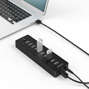 Hurtownia GSM - Adaptér Hub 10w1 Orico 10x USB 2.0 - ORC2 - {ean13} - Hurt