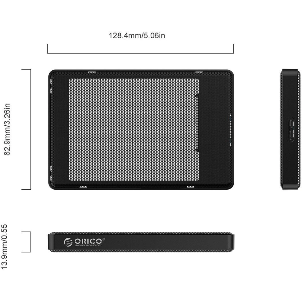 Hurtownia GSM - Obal na disk Orico HDD 2,5 palce + kabel USB-A/microUSB 3.0 0,5m - ORC11 - {ean13} - Hurt