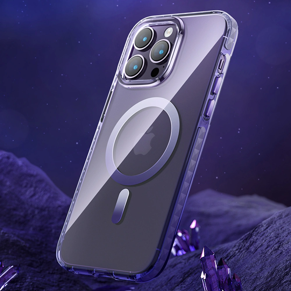 Hurtownia GSM - Etui Kingxbar PQY Ice Crystal MagSafe Apple iPhone 14 szürke - KGX593 - {ean13} - Hurt