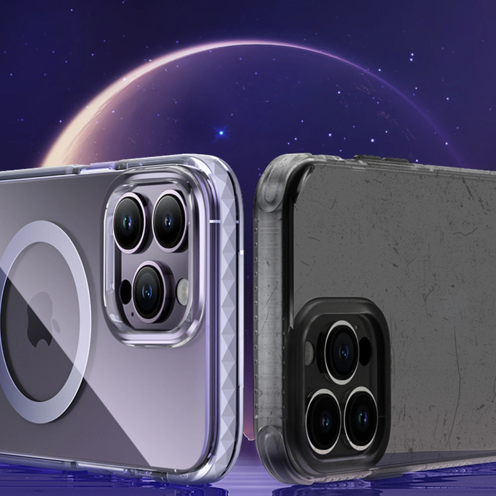 Hurtownia GSM - Etui Kingxbar PQY Ice Crystal MagSafe Apple iPhone 14 szürke - KGX593 - {ean13} - Hurt