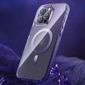 Hurtownia GSM - Etui Kingxbar PQY Ice Crystal MagSafe Apple iPhone 14 ezüst - KGX595 - {ean13} - Hurt