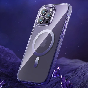 Hurtownia GSM - Etui Kingxbar PQY Ice Crystal MagSafe Apple iPhone 14 Plus / 15 Plus szürke - KGX601 - {ean13} - Hurt