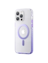 Etui Kingxbar PQY Ice Crystal MagSafe Apple iPhone 14 Plus / 15 Plus lila