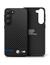Etui BMW BMHCS23L22NBCK Samsung Galaxy S23 Ultra fekete/balck Bőr Szén