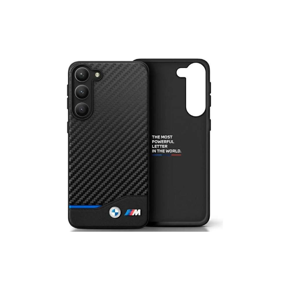 Hurtownia GSM - Case BMW BMHCS23M22NBCK Samsung Galaxy S23+ Plus schwarz/black Leder Carbon - BMW335 - {ean13} - Hurt