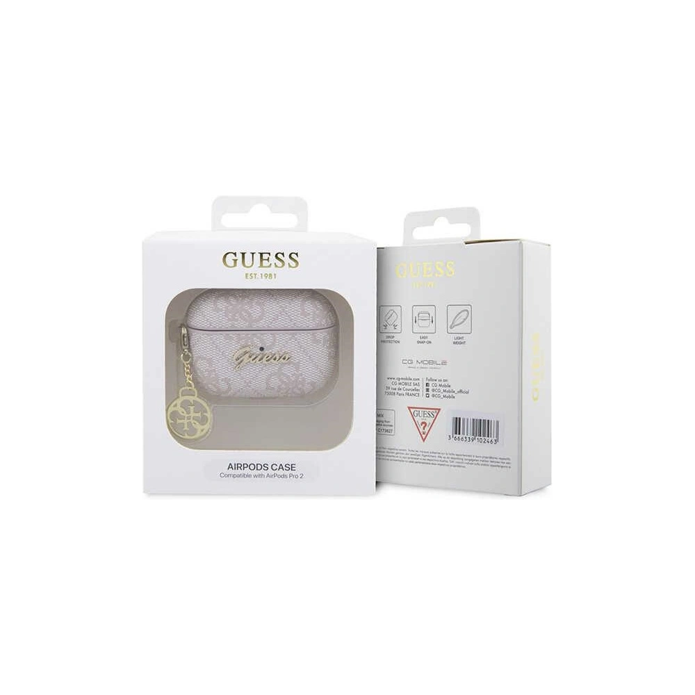 Hurtownia GSM - Etui Guess GUAP2G4GSMP Apple AirPods Pro 2 tok rózsaszín/pink 4G Charm Collection - GUE2389 - {ean13} - Hurt