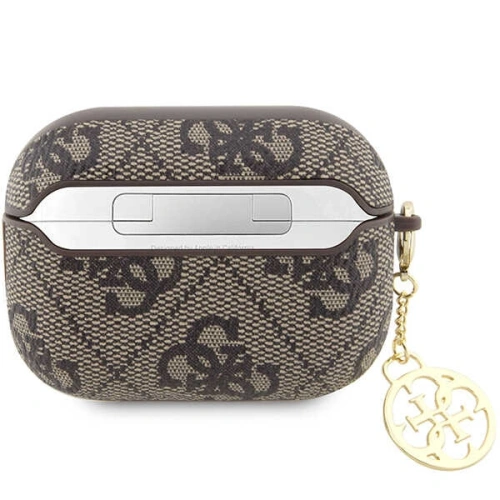 Etui Guess GUAP2G4GSMW Apple AirPods Pro 2 cover brązowy/brown 4G Charm Collection