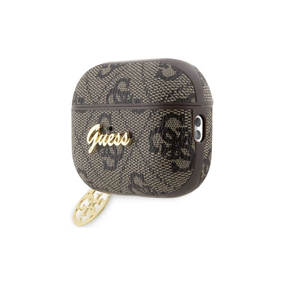 Hurtownia GSM - Case Guess GUAP2G4GSMW Apple AirPods Pro 2 Hülle braun/brown 4G Charm Collection - GUE2390 - {ean13} - Hurt