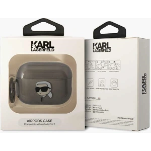 Etui Karl Lagerfeld KKLAP2HNIKTCK Apple AirPods Pro 2 czarny/black Ikonik Etui Karl Lagerfeld