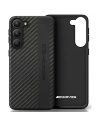 Case Mercedes AMG AMHCS23MBLSCA Samsung Galaxy S23+ Plus schwarz/hardcase Carbon Stripe&Embossed