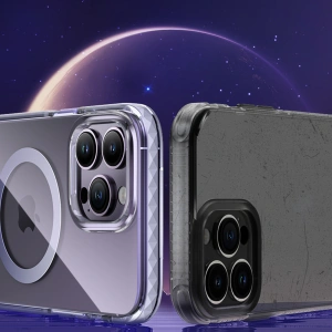 Hurtownia GSM - Etui Kingxbar PQY Ice Crystal MagSafe Apple iPhone 14 Plus / 15 Plus srebrne - KGX603 - {ean13} - Hurt