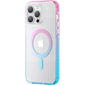 Hurtownia GSM - Etui Kingxbar PQY Ice Crystal MagSafe Apple iPhone 14 Plus / 15 Plus różowo-niebieskie - KGX604 - {ean13} - Hurt