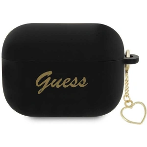 Hurtownia GSM - Etui Guess GUAP2LSCHSK Apple AirPods Pro 2 tok fekete/szilikon szív kollekció - GUE2391 - {ean13} - Hurt