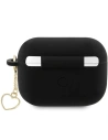 Hurtownia GSM - Etui Guess GUAP2LSCHSK Apple AirPods Pro 2 kryt černý/black Silikonový Charm Heart Collection - GUE2391 - {ean13} - Hurt