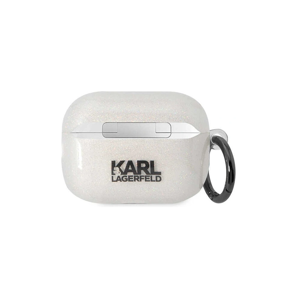 Hurtownia GSM - Case Karl Lagerfeld KLAP2HNKCTGT Apple AirPods Pro 2 transparent Gliter Karl&Choupette - KLD1446 - {ean13} - Hurt