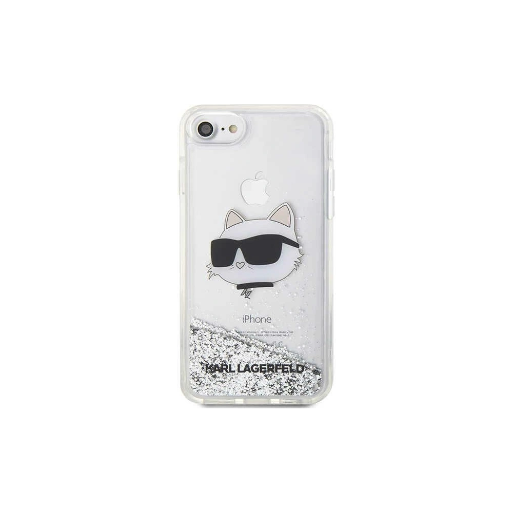 Hurtownia GSM - Etui Karl Lagerfeld KLHCI8LNCHCS Apple iPhone SE 2022/SE 2020/8/7 ezüst/silver hardcase Glitter Choupette Head - KLD1447 - {ean13} - Hurt
